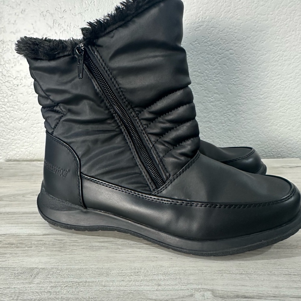 Weatherproof Vintage Alex Cold-Weather winter Booties Black 8.5 Great Condition